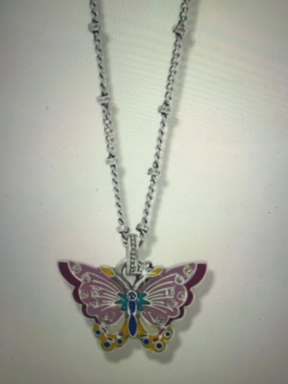 🦋🆕Brighton Kyoto In Bloom Butterfly Short Necklace NWT
